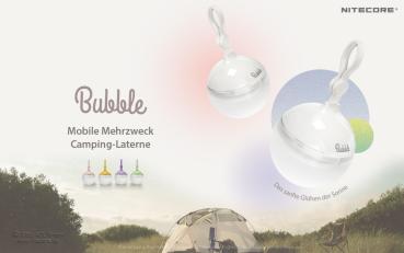 NITECORE BUBBLE LATERNE WEISS